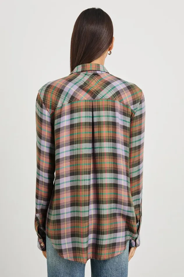 Rails Tops Women HUNTER SHIRT Dusty Lilac Multi
