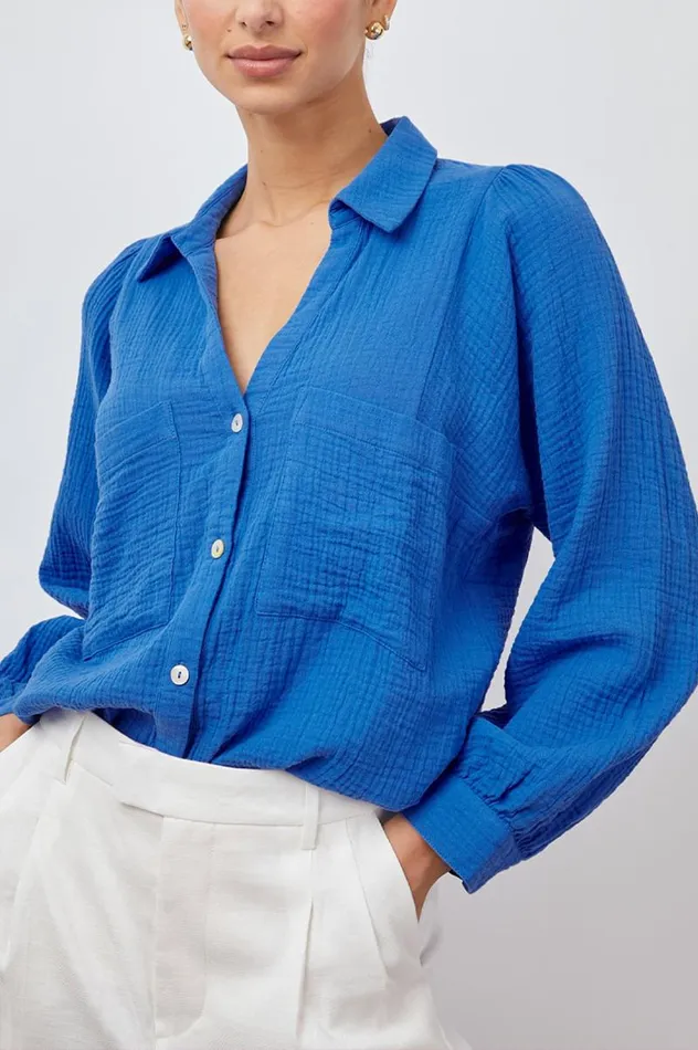 Rails Tops Women LAUREN SHIRT Palace Blue