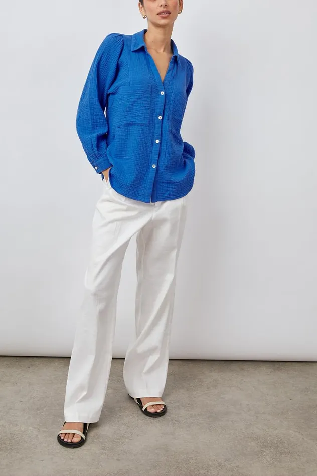 Rails Tops Women LAUREN SHIRT Palace Blue