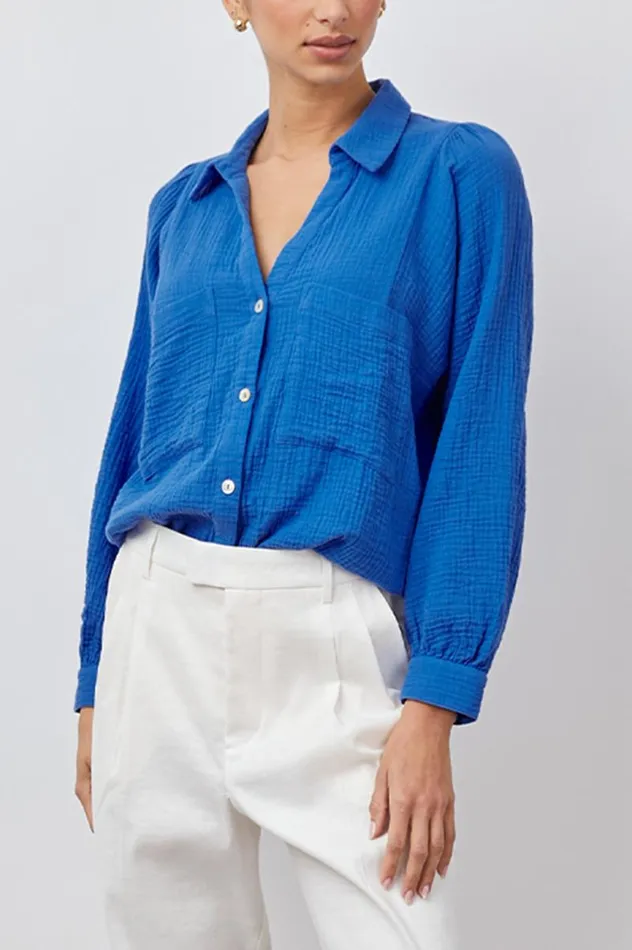 Rails Tops Women LAUREN SHIRT Palace Blue