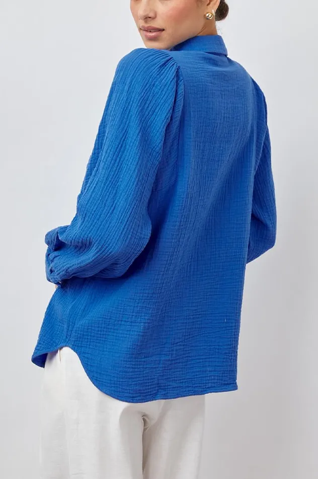 Rails Tops Women LAUREN SHIRT Palace Blue