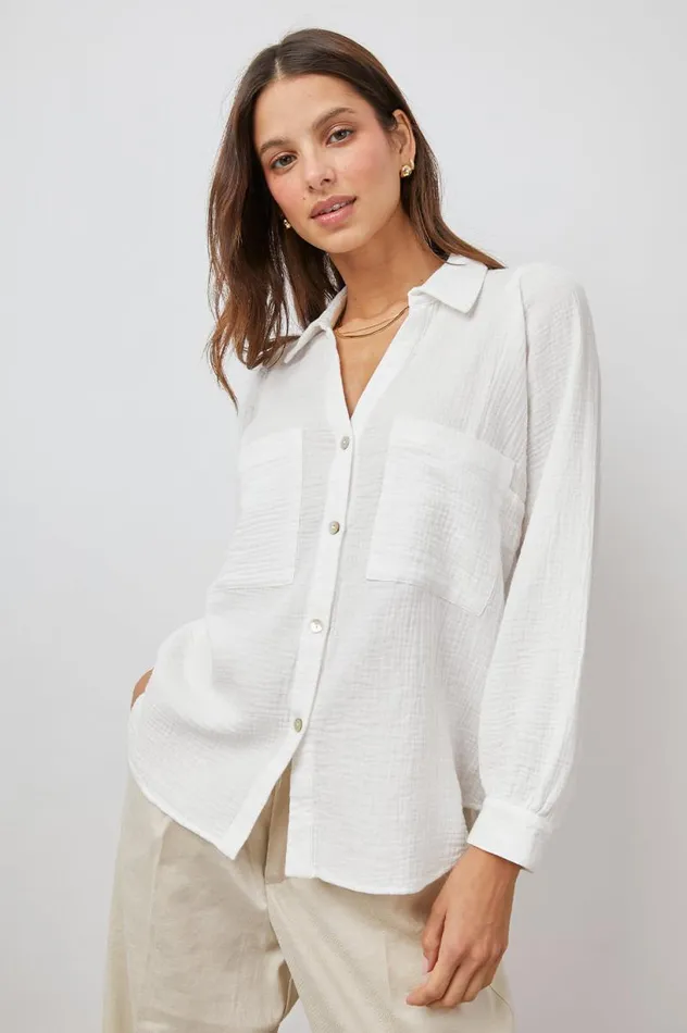 Rails Tops Women LAUREN SHIRT White