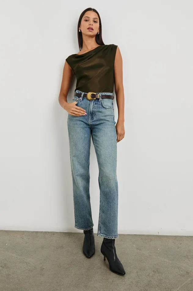 Rails Tops Women LILLY TOP Dark Moss