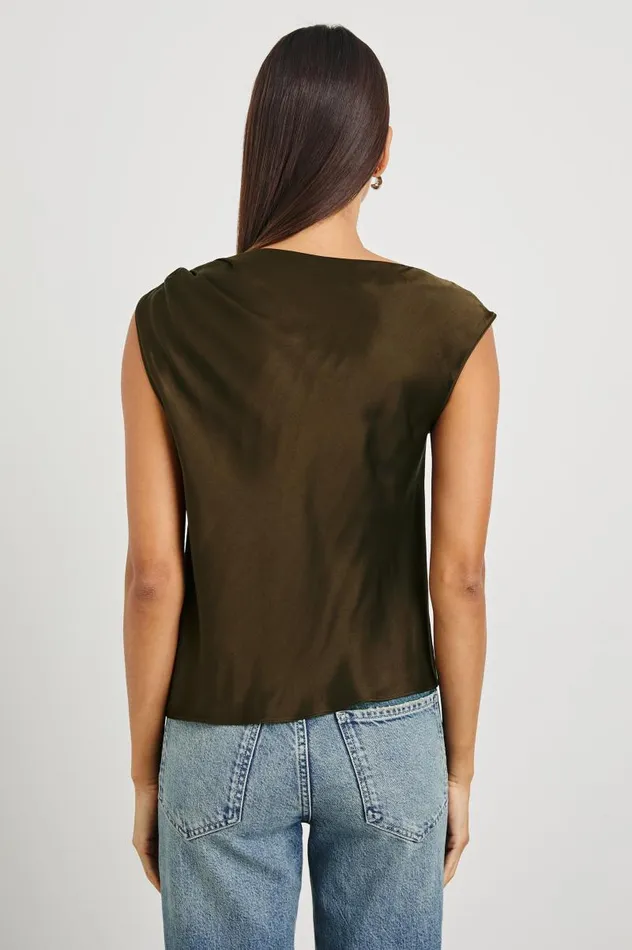 Rails Tops Women LILLY TOP Dark Moss