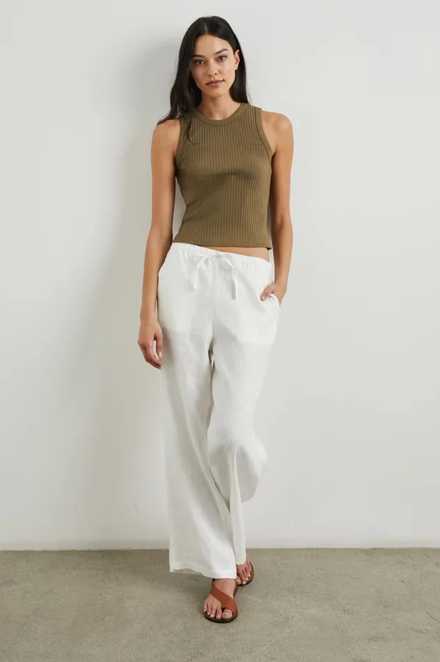 Rails Tops Women THE RACER TANK Olive