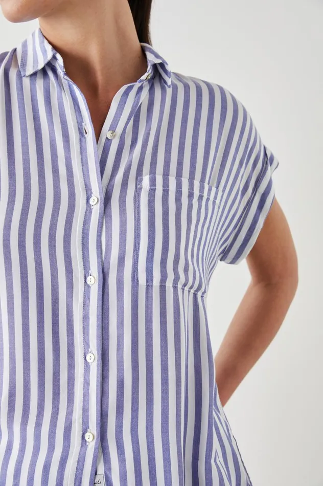 Rails Tops Women WHITNEY SHIRT Blue White Stripe