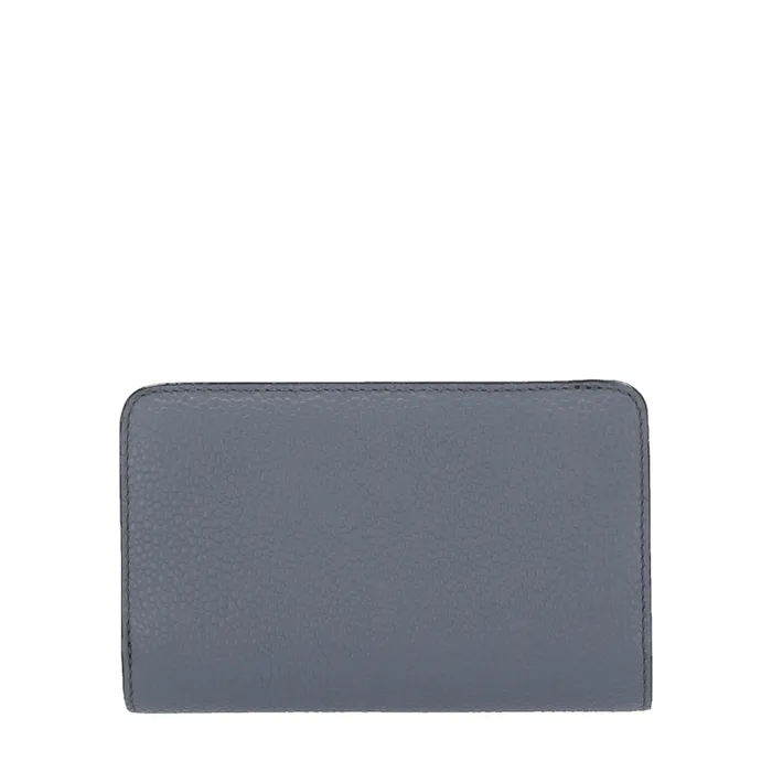 Rectangular Compact Zipped Wallet Cement Women Lancel Wallet