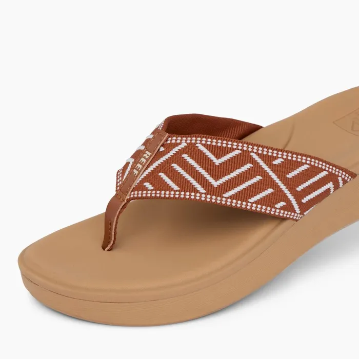 Reef Flip Flops Women Cushion Cloud Textile Cocoa Reef Flip Flops Women Cushion Cloud Textile Cocoa