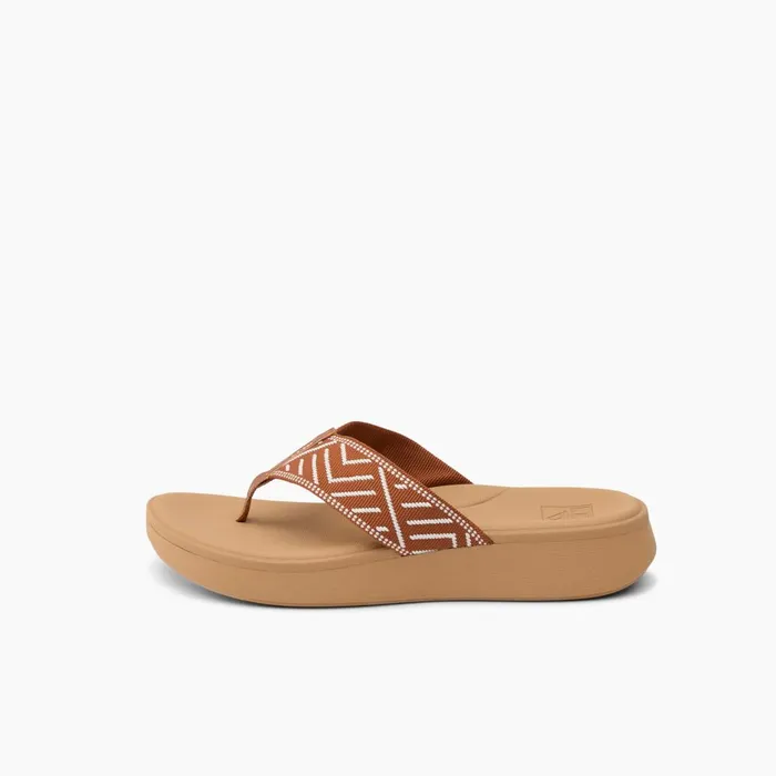 Reef Flip Flops Women Cushion Cloud Textile Cocoa Reef Flip Flops Women Cushion Cloud Textile Cocoa