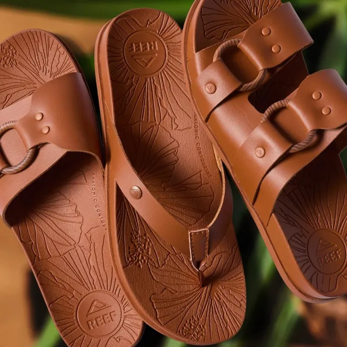Reef Flip Flops Women Cushion Porto Cruz Cocoa Reef Flip Flops Women Cushion Porto Cruz Cocoa