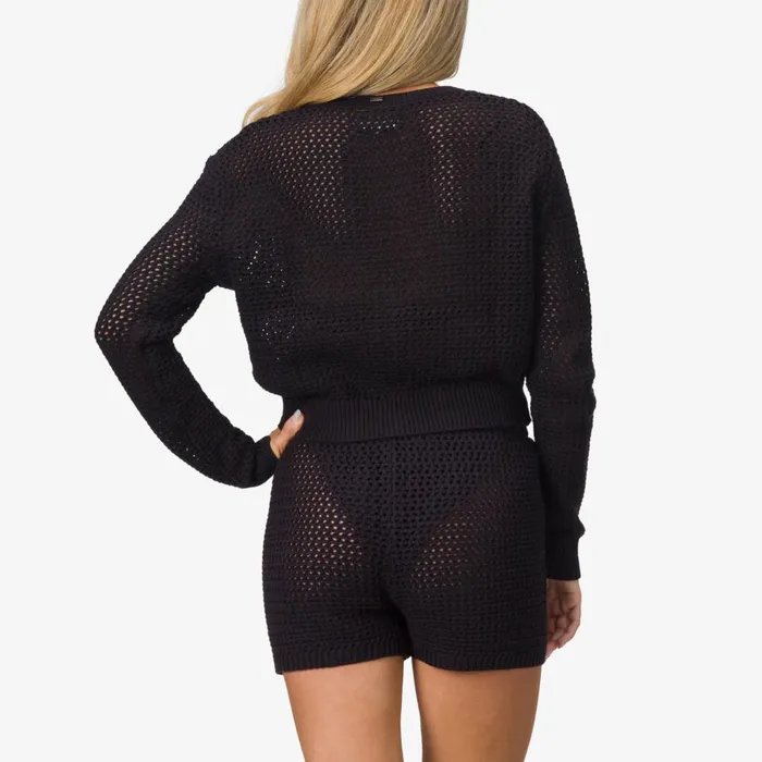 Reef Hoodies Sweaters and Jackets Women Mika Knit Cardigan Caviar