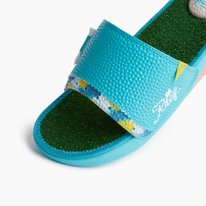 Reef Sandals Men Mulligan Slide Tropics Reef Sandals Men Mulligan Slide Tropics