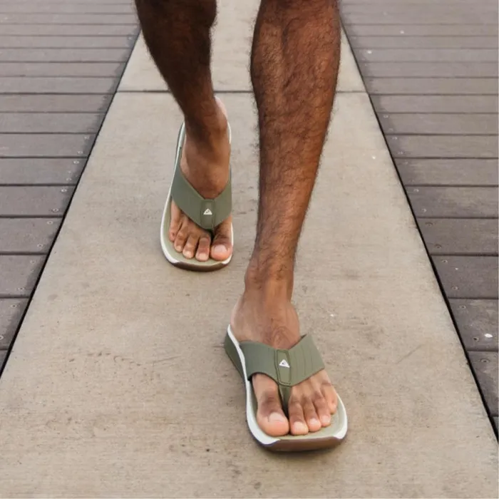 Reef Sandals Men The Deckhand Khaki