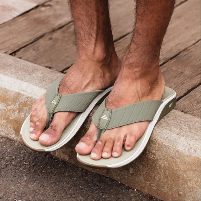 Reef Sandals Men The Deckhand Khaki