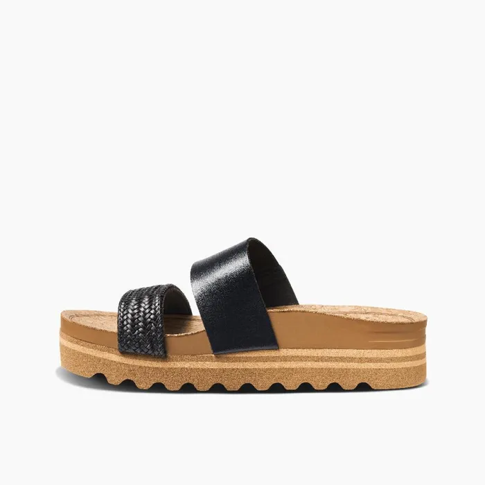 Reef Sandals Women Cushion Vista Hi Black Braid Reef Sandals Women Cushion Vista Hi Black Braid