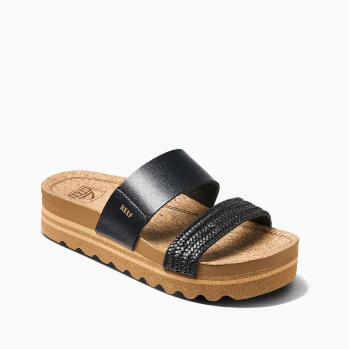 Reef Sandals Women Cushion Vista Hi Black Braid Reef Sandals Women Cushion Vista Hi Black Braid