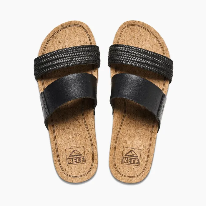 Reef Sandals Women Cushion Vista Hi Black Braid Reef Sandals Women Cushion Vista Hi Black Braid