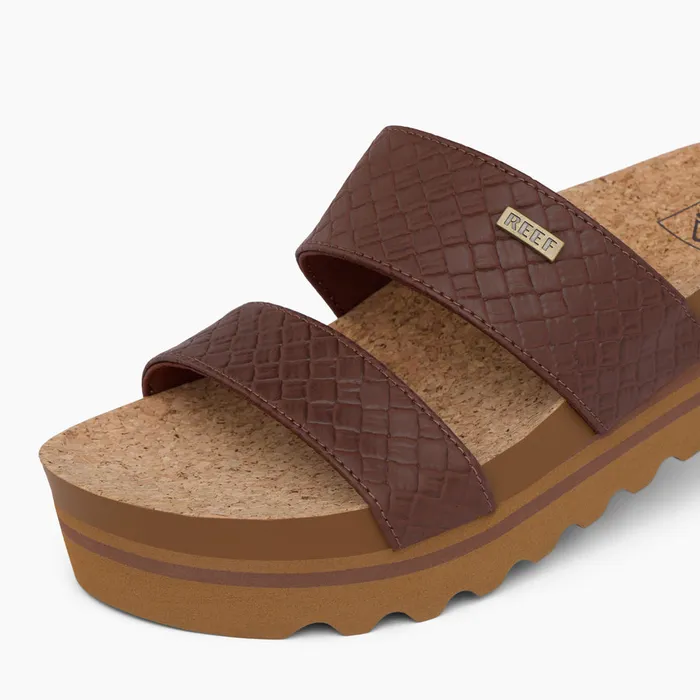 Reef Sandals Women Cushion Vista Hi Chocolate Wicker Reef Sandals Women Cushion Vista Hi Chocolate Wicker