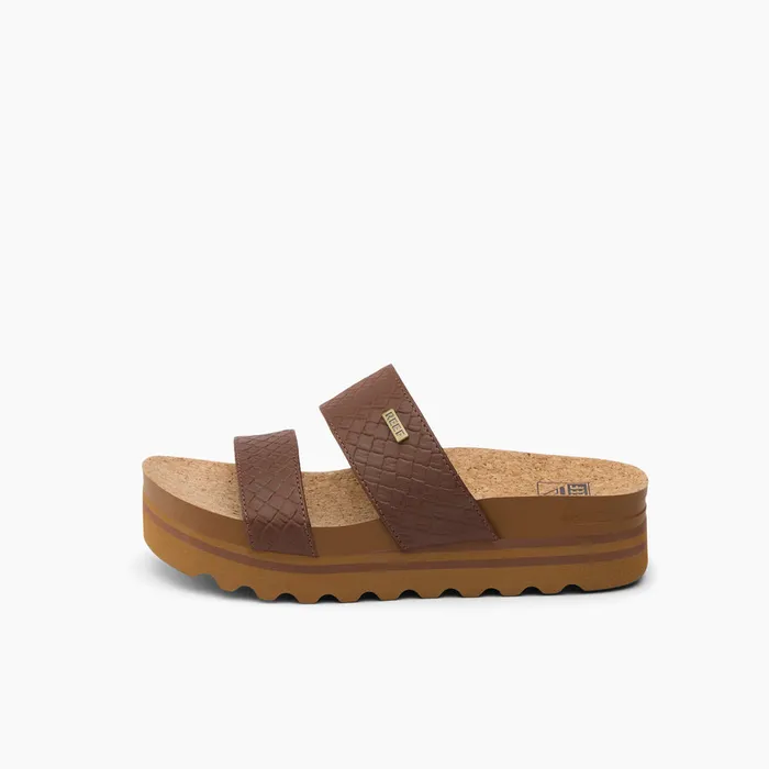 Reef Sandals Women Cushion Vista Hi Chocolate Wicker Reef Sandals Women Cushion Vista Hi Chocolate Wicker