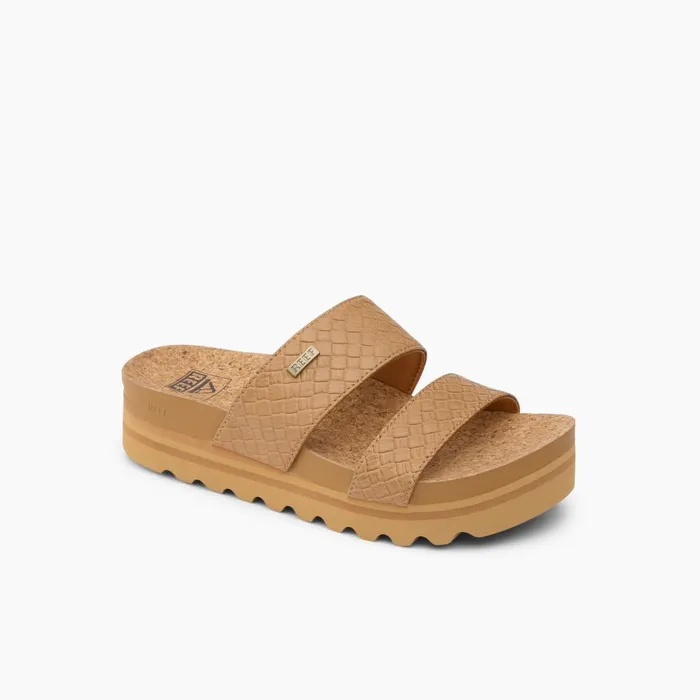 Reef Sandals Women Cushion Vista Hi Tan Wicker