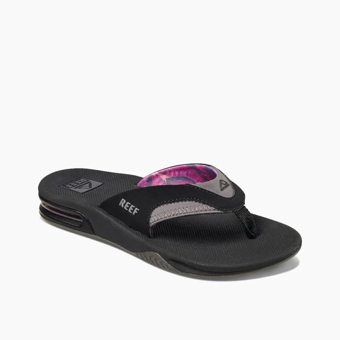 Reef Sandals Women Fanning Blackgrey Reef Sandals Women Fanning Blackgrey