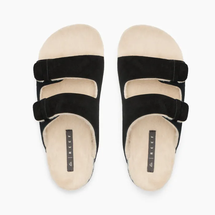 Reef Sandals Women Ojai Two Bar Cozy Raven Reef Sandals Women Ojai Two Bar Cozy Raven