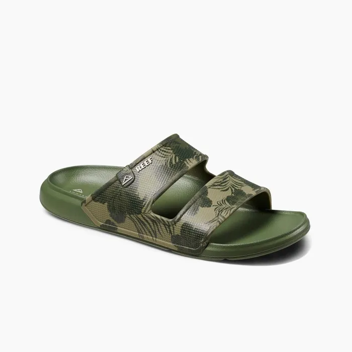 Reef Slides Men Oasis Double Up Sage Floral Reef Slides Men Oasis Double Up Sage Floral