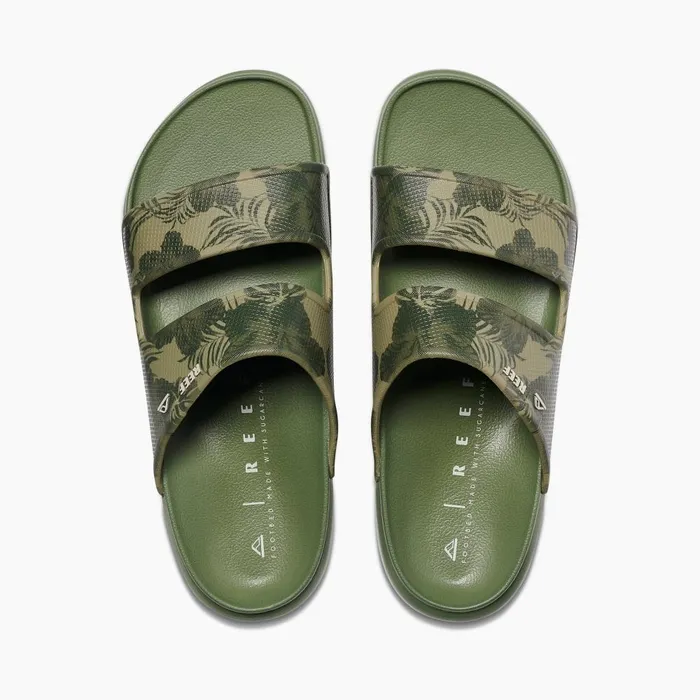 Reef Slides Men Oasis Double Up Sage Floral Reef Slides Men Oasis Double Up Sage Floral