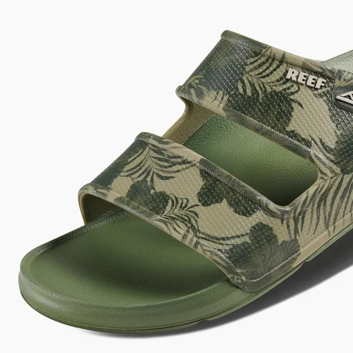 Reef Slides Men Oasis Double Up Sage Floral Reef Slides Men Oasis Double Up Sage Floral