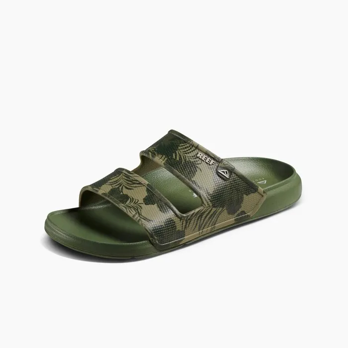 Reef Slides Men Oasis Double Up Sage Floral Reef Slides Men Oasis Double Up Sage Floral