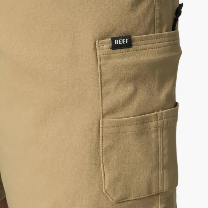 Reef Surf Shirts and UPF Apparel Men Bramble Utility Upf 40 Walkshort Kelp