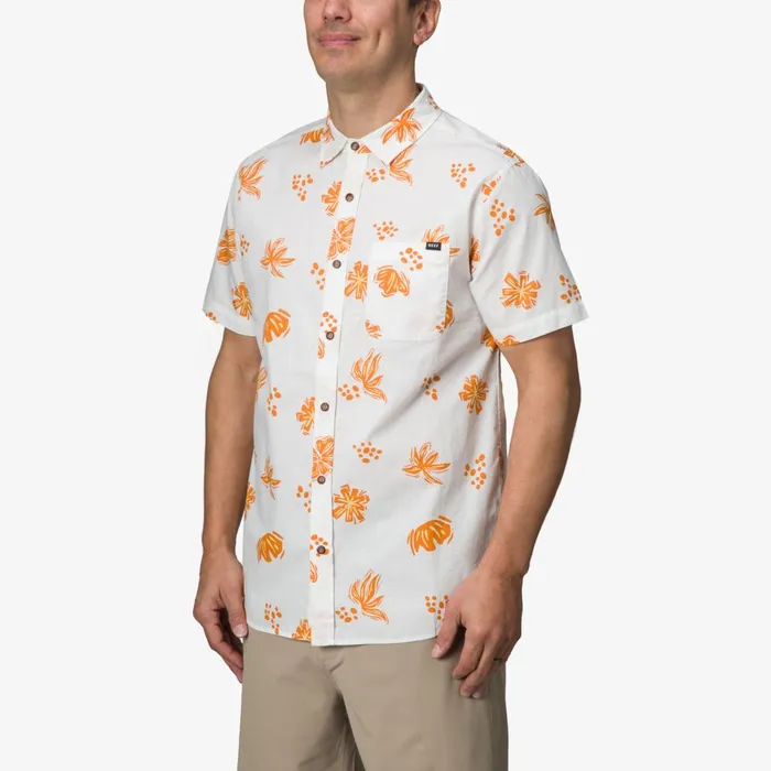 Reef TShirts and Shirts Men Lawson Short Sleeve Shirt Bright White