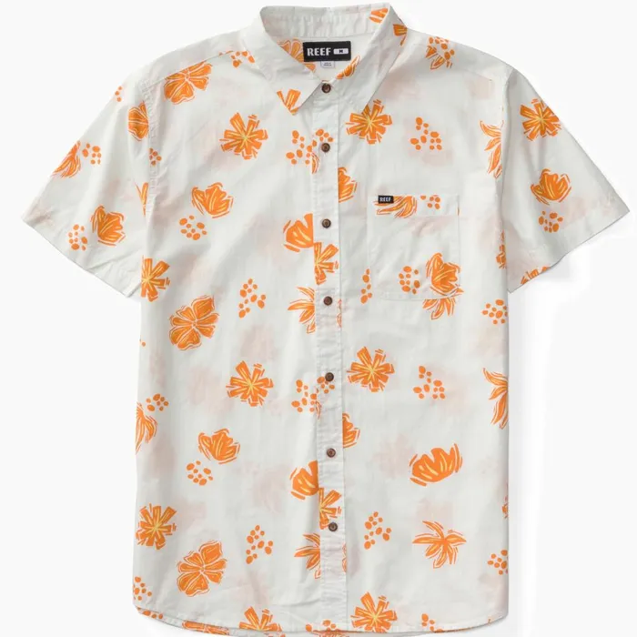 Reef TShirts and Shirts Men Lawson Short Sleeve Shirt Bright White