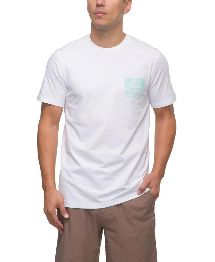 Reef TShirts and Shirts Men Wellie Ss Graphic Tee Bright White