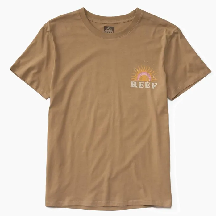 Reef TShirts Tanks and Dresses Women Ali Boyfriend Tee Lead Grey Reef TShirts Tanks and Dresses Women Ali Boyfriend Tee Lead Grey