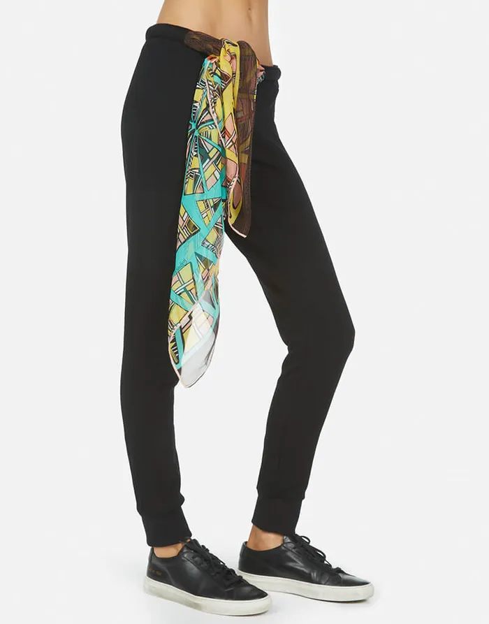 Rosario Scarf Black Women039s Lauren Moshi Long Sweatpants