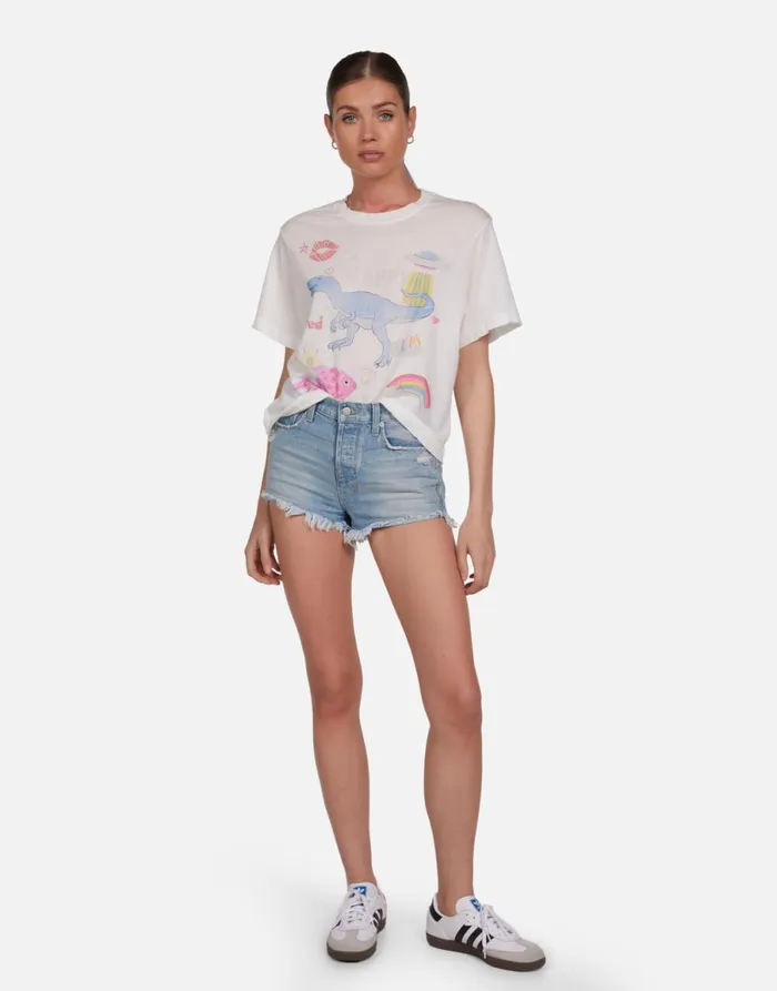 Rue Dino Elements Milk Women039s Lauren Moshi Short Sleeve