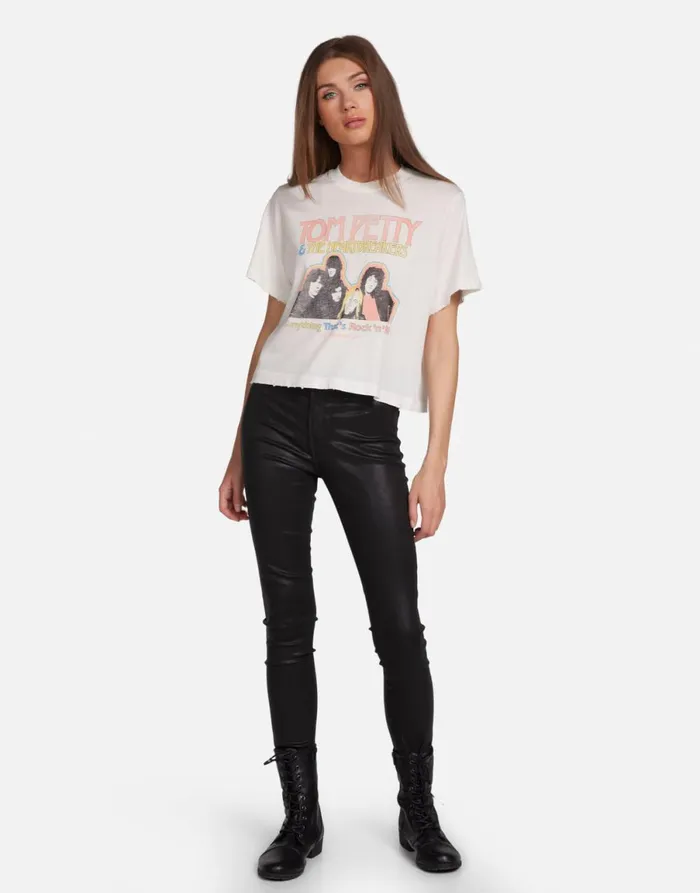 Rue Tom Petty Rock N Roll Milk Women039s Lauren Moshi Short Sleeve