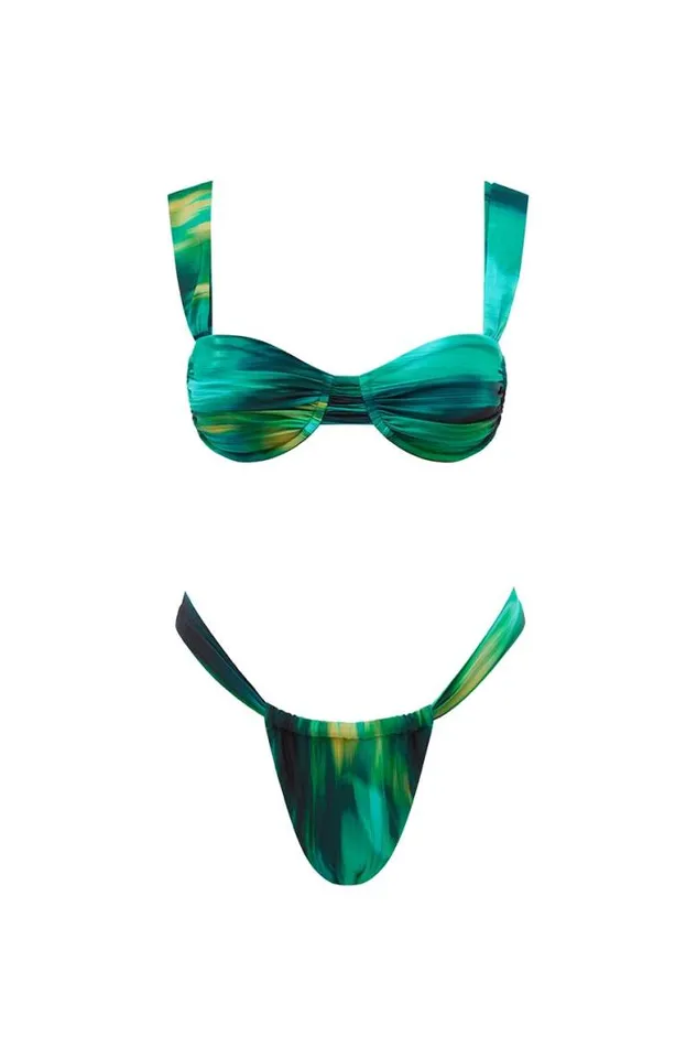 Runaway The Label All Swim Shop TROPEZ BOTTOM 8211 CABANA PRINT