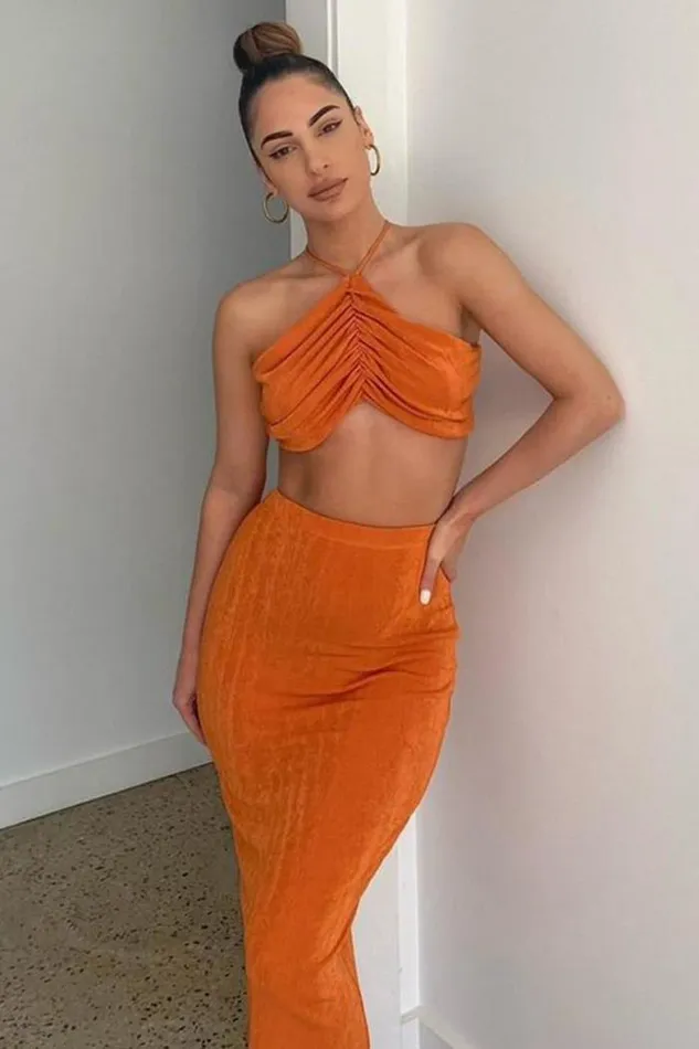 Runaway The Label Basic Shop On Demand Top 8211 Orange