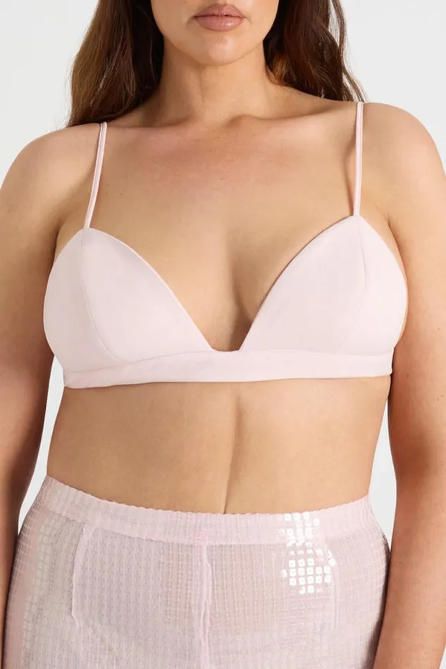 Runaway The Label Crops Shop THE BRA TOP 8211 PINK Runaway The Label Crops Shop THE BRA TOP 8211 PINK