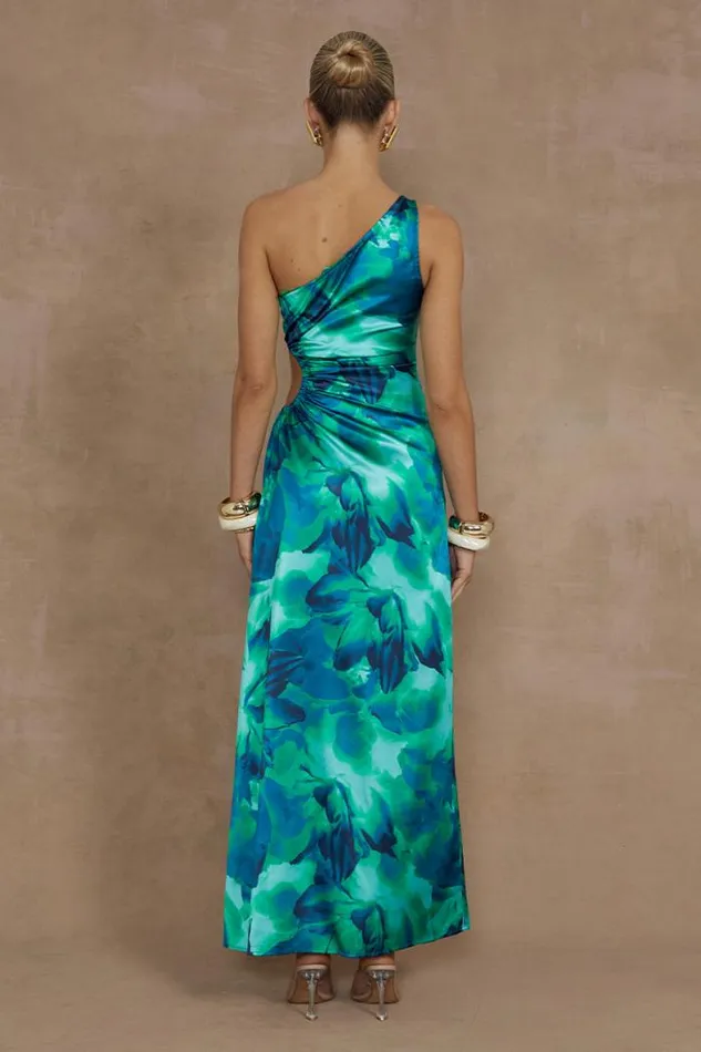 Runaway The Label Maxi Shop BARZILIO DRESS 8211 CALISTA GREEN
