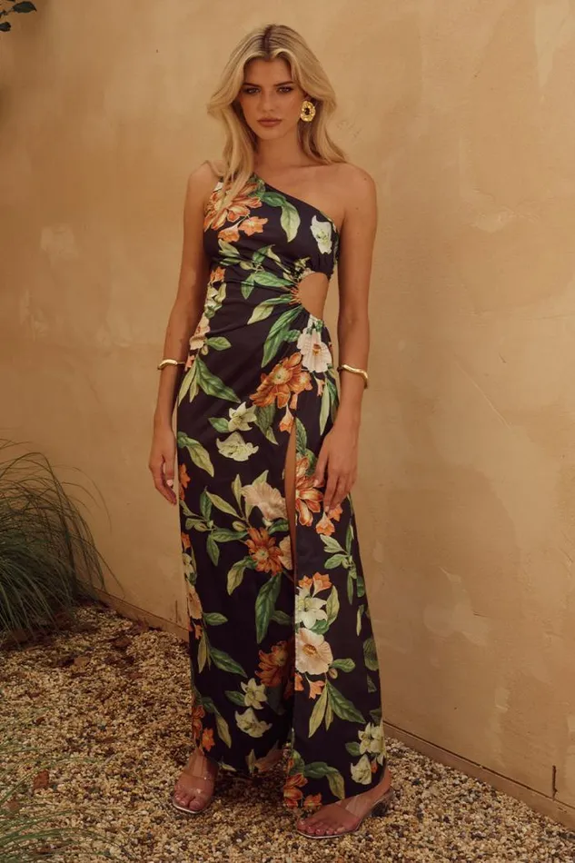 Runaway The Label Maxi Shop BARZILIO DRESS 8211 MAIORI BLACK