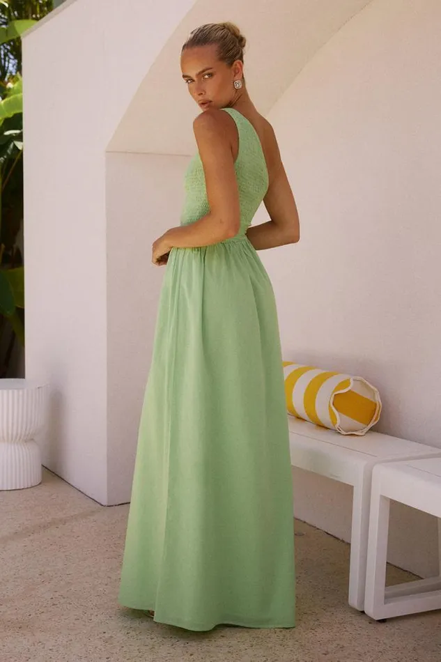 Runaway The Label Maxi Shop EUGENIE MAXI DRESS 8211 GREEN