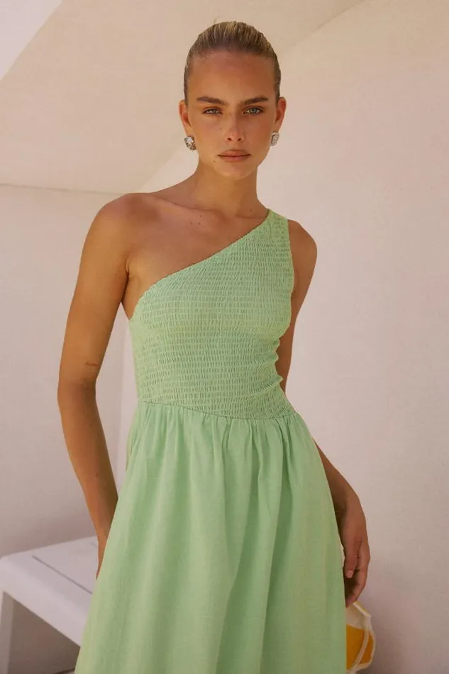Runaway The Label Maxi Shop EUGENIE MAXI DRESS 8211 GREEN