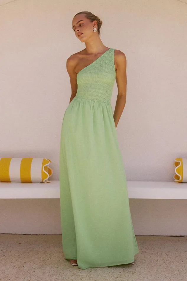Runaway The Label Maxi Shop EUGENIE MAXI DRESS 8211 GREEN