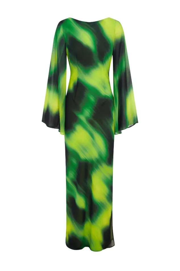 Runaway The Label Maxi Shop KIMBER MAXI DRESS 8211 LOTUS PRINT
