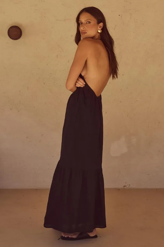 Runaway The Label Midi Shop ABISS MIDI DRESS 8211 BLACK