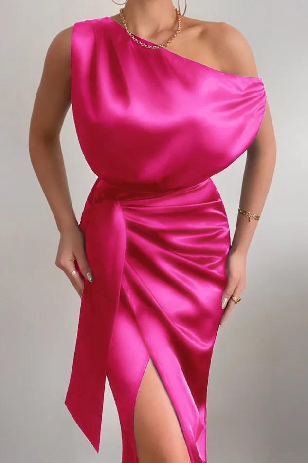 Runaway The Label Midi Shop CHARISMA MIDI DRESS 8211 HOT PINK Runaway The Label Midi Shop CHARISMA MIDI DRESS 8211 HOT PINK