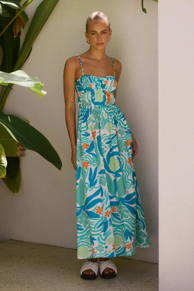 Runaway The Label Midi Shop MONTERO MIDI DRESS 8211 MONTERO PRINT